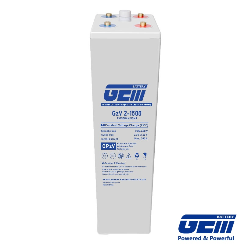 2V1500Ah EV Charging Battery - OPzV Gel Buffer, Stabilizes Grid During Fast Charging