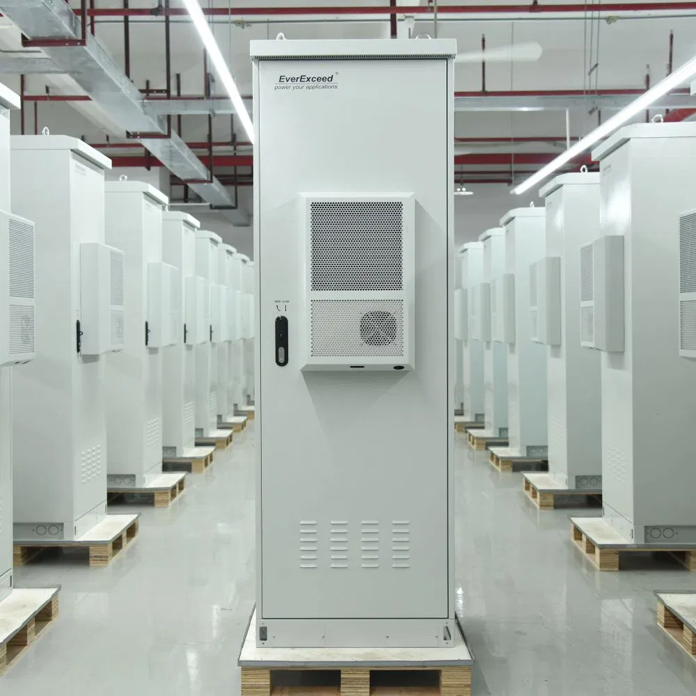 Customizable Outdoor Cabinet with 48V900ah Lithium Battery for Telecommunications Power Backup