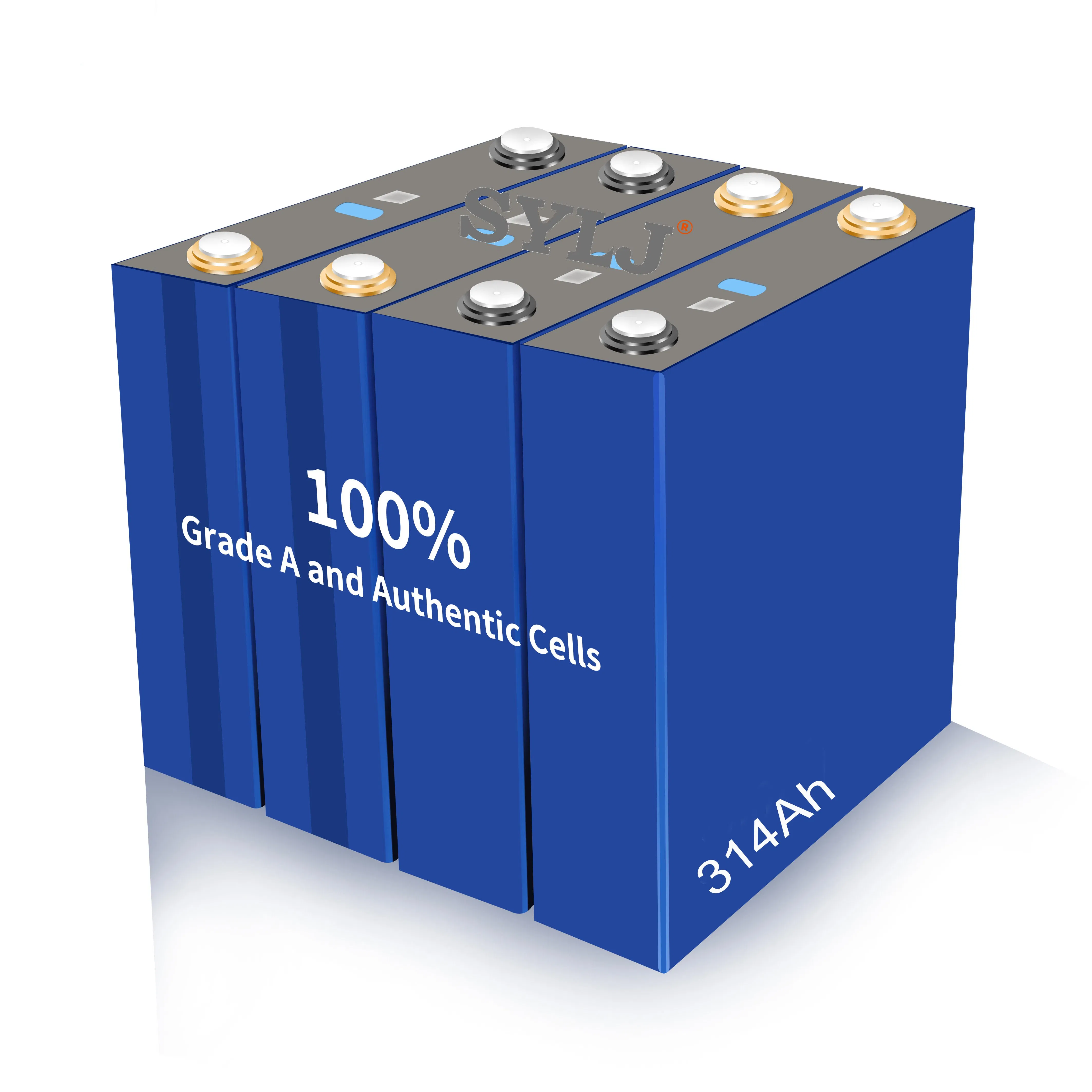 LiFePO4 Cell 3.2VV314ah Lithium Battery Prismatic Cells for off Grid Solar System