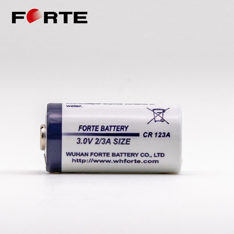 3.0V High Capacity Cr123A Primary Limno2 Battery for Backup Power
