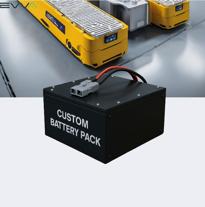 OEM/ODM 24V/48V/72V Lithium Battery Solution for Agv/ AMR Mobile Robot with Fast Charging High Discharge Rate Long Cycle Life Smart BMS