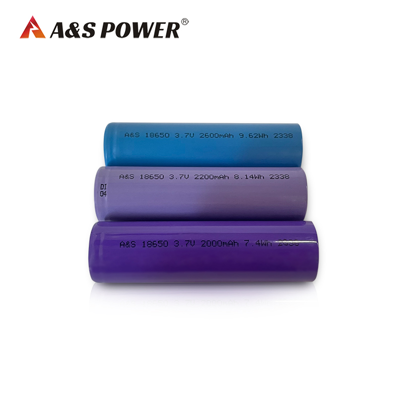 Battery Factory Rechargeable Lithium Ion Battery Pack 18650 3.7V 2200mAh Li-ion Battery Cell Customized Lithium Cell for LED Light