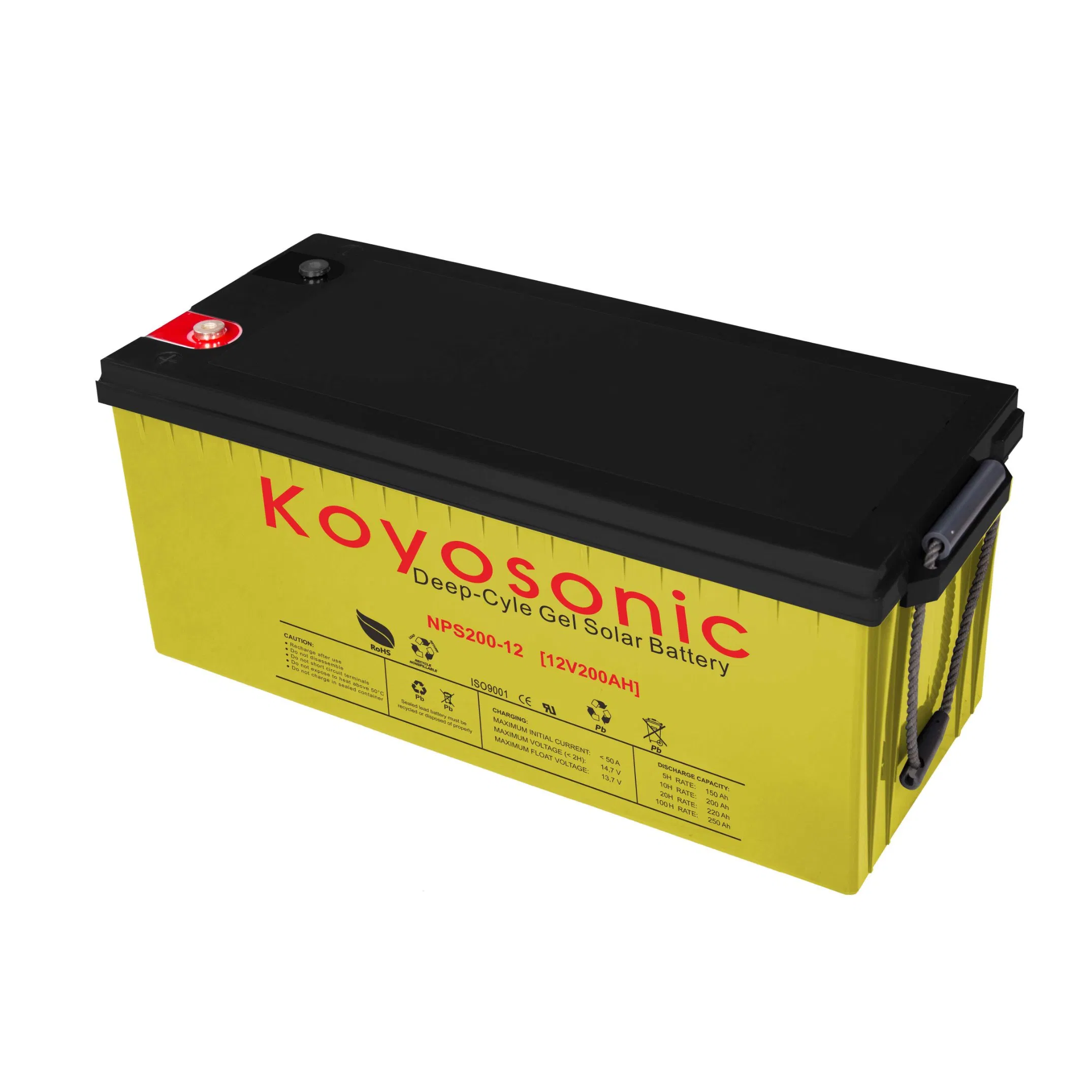 Lead Carbon Battery 2V/6V/12V Long-Life-Fast-Charging-Rechargeable-Deep-Cycle 100ah/200ah/250ah/400ah for Solar-Energy-Storage-System/