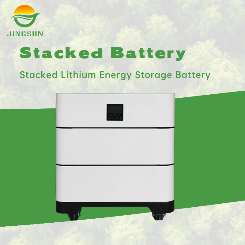 Jingsun Grade a 5.12kwh Stacked Lithium Energy Storage Battery Great IP20 Certified LiFePO4 Lithium Battery Cell