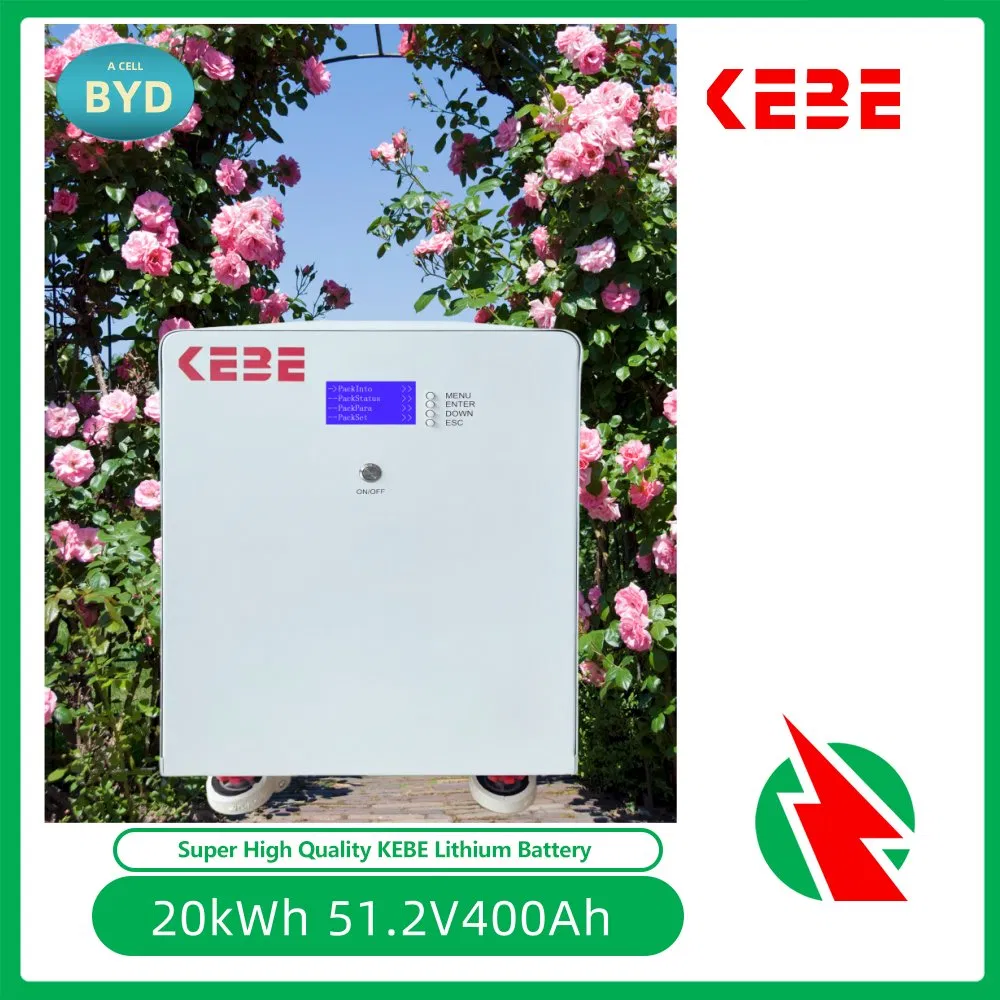 High Capacity 20kwh 30kwh Byd Solar Lithium Battery Pack Rechargeable 51.2V 400ah 600ah LiFePO4 Home Energy Storage Battery
