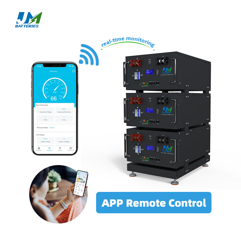 Jm 51.2V Modular Catl Cells 48V 100ah UPS Lithium Ion Battery Pack with BMS for Solar System