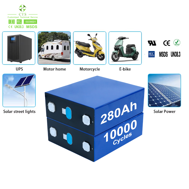 Grade a+ 280ah 300ah 310ah 320ah 314ah Prismatic Lithium Ion LiFePO4 Battery Cell