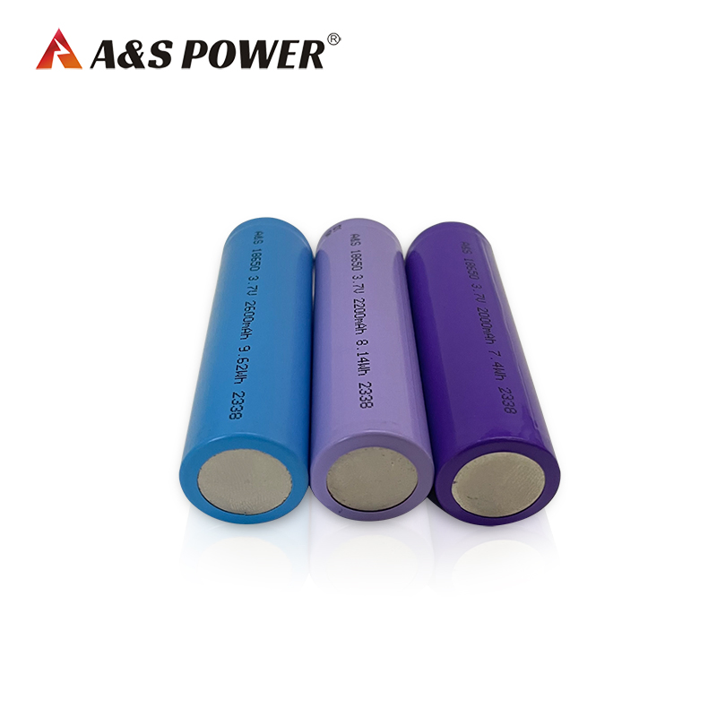 Battery Factory Rechargeable Lithium Ion Battery Pack 18650 3.7V 2200mAh Li-ion Battery Cell Customized Lithium Cell for LED Light