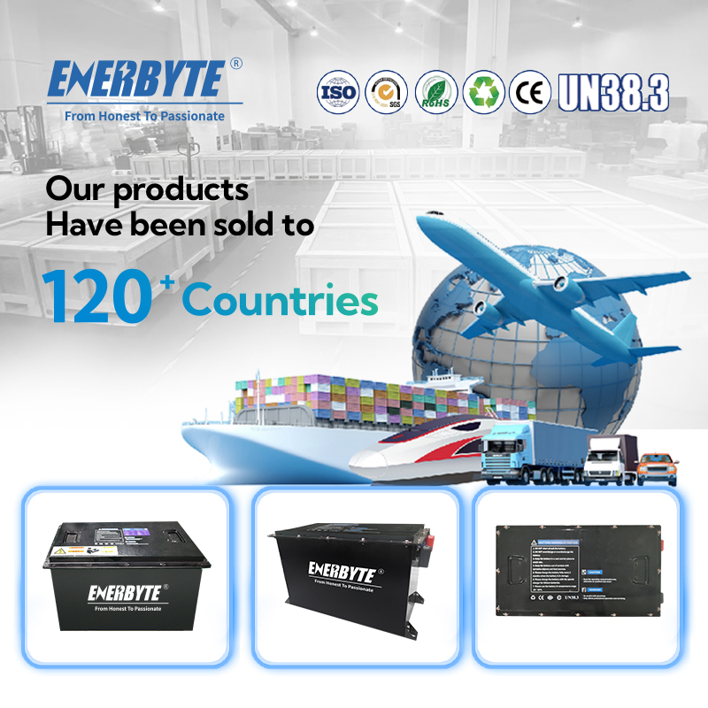 51.2V105ah Golf Cart Batteries Electric Sightseeing Car 4seater 6seater Batteries Low Speed Electric Vehicles Batteries with Un38.3