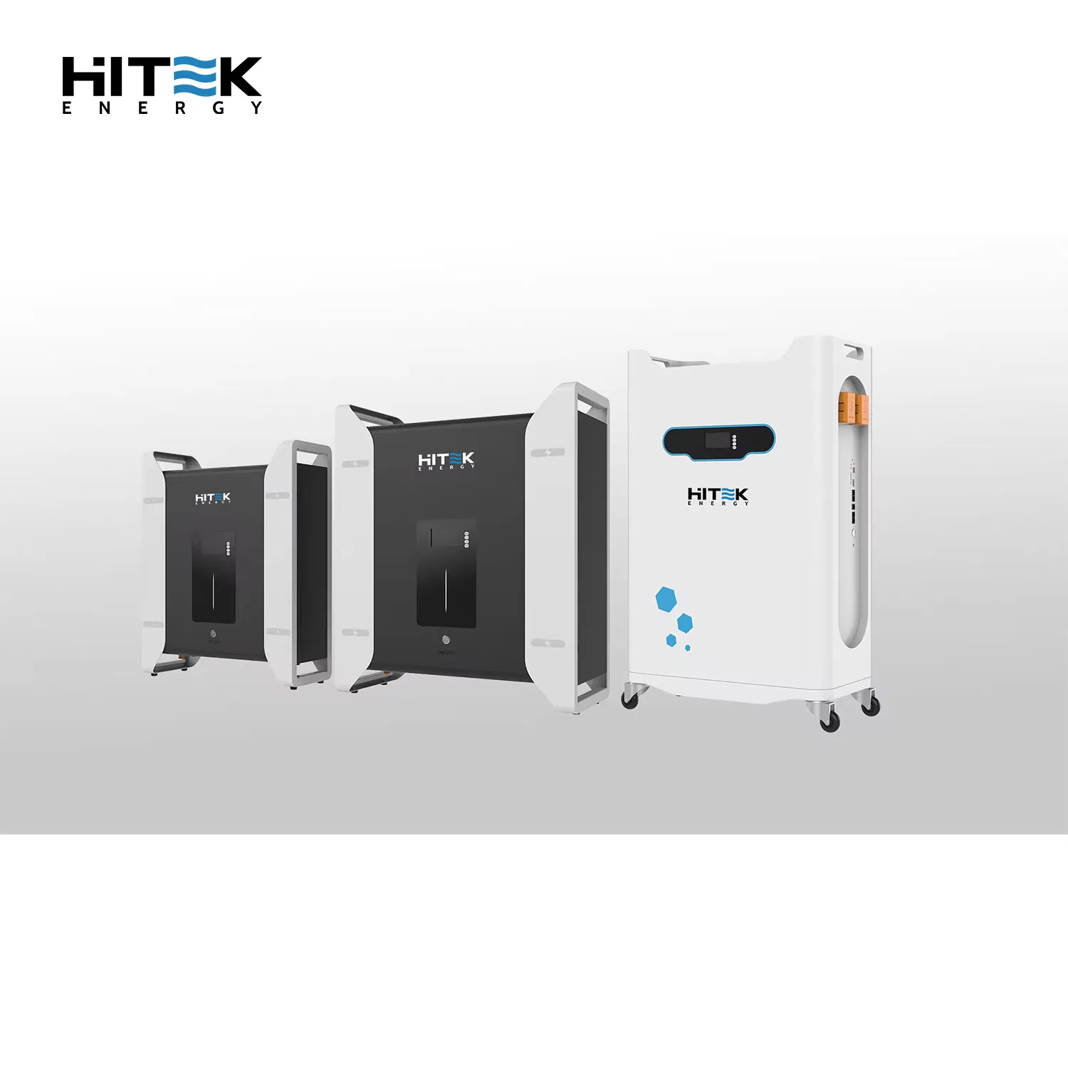 Hitek Portable Movable Power Battery Pack Bank 15kwh Wheels Type Lithium Battery 51.2V 300ah for on/off Grid Hybrid Solar System