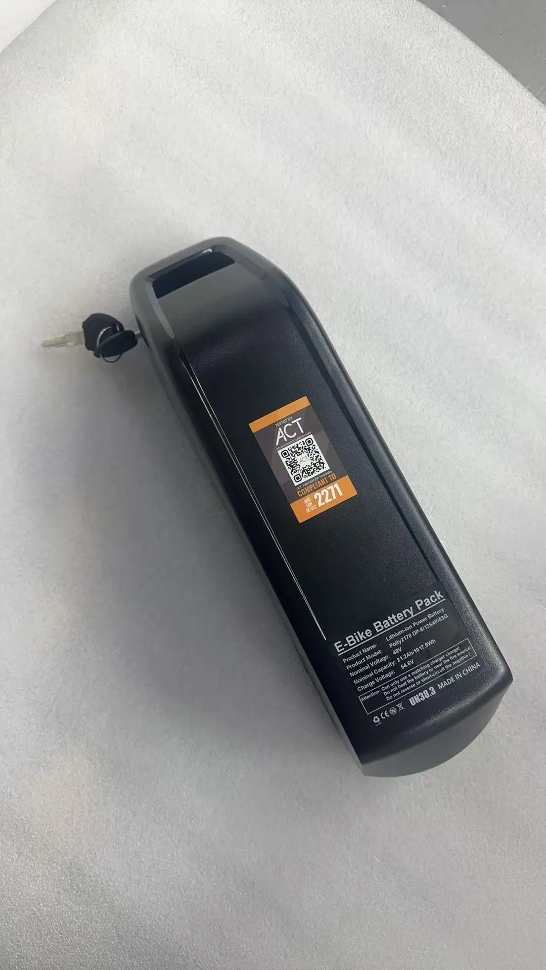 UL2271 Certified 48V 21.2ah Electric Bike Lithium Ion Battery Samsung 21700 Battery Pack E-Bike Li Ion E Scooter Electric Wheelchair Rechargeable Power Battery