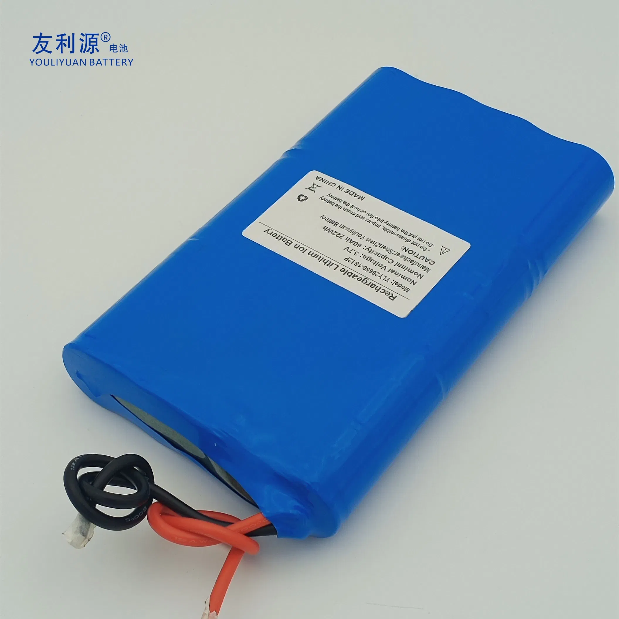 Manufacturer 3.7V 60ah 26650 18650 Battery Solar Battery Electrical Scoot Battery LED/Street Light Li-ion Battery Pack Lithium Iron Phosphate Battery