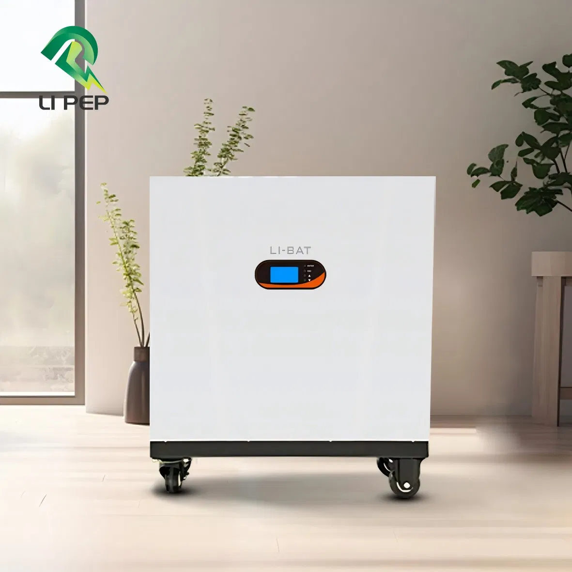 51.2V 314ah Smart Solar Energy Power off Grid Generator System LiFePO4 Lithium Ion Cell Battery Pack Wheeled Portable Removable Solar Storage Battery