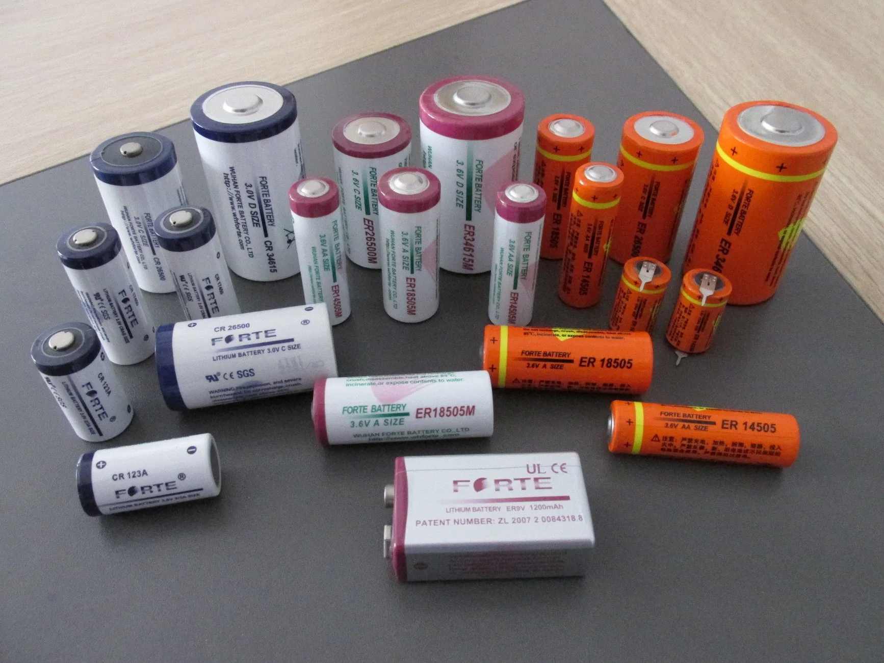 3.6V Disposable Cylindrical Non-Rechargeable Primary Lithium Battery Er14505 AA Industrial Battery