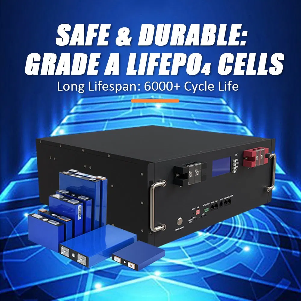Scalable 3u/4u/5u Rack Mount Battery Commercial Energy Storage System with Integrated BMS Management
