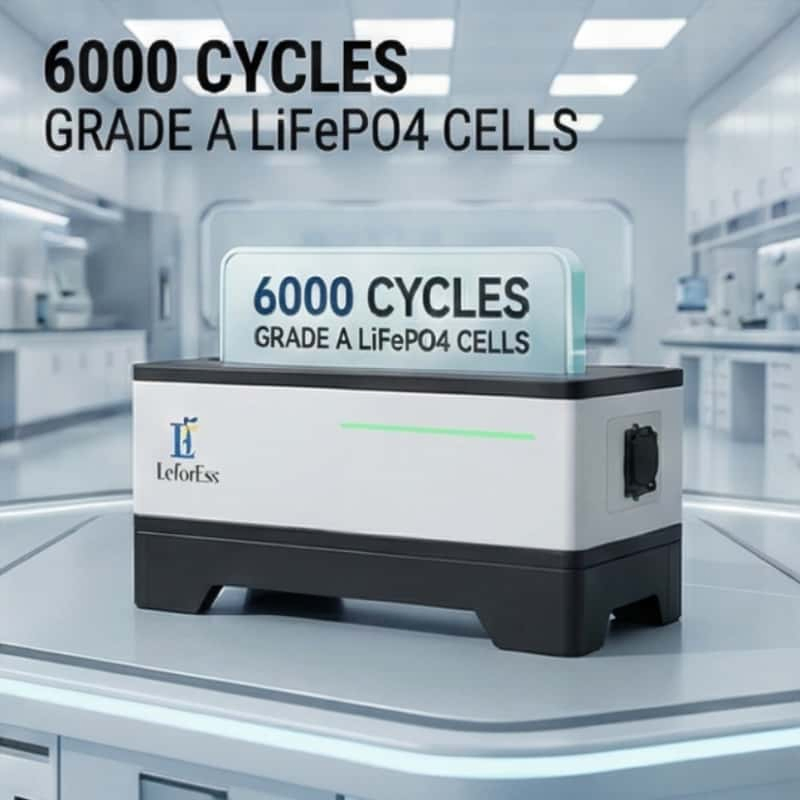 Stackable Battery 15kwh 30kwh Deep Cycle LiFePO4 Energy Storage for Residential Solar Inverter