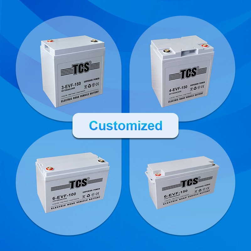 High Quality Battery 6V 200AH TCS Electric Vehicle Battery for Most Electric Road Vehicle