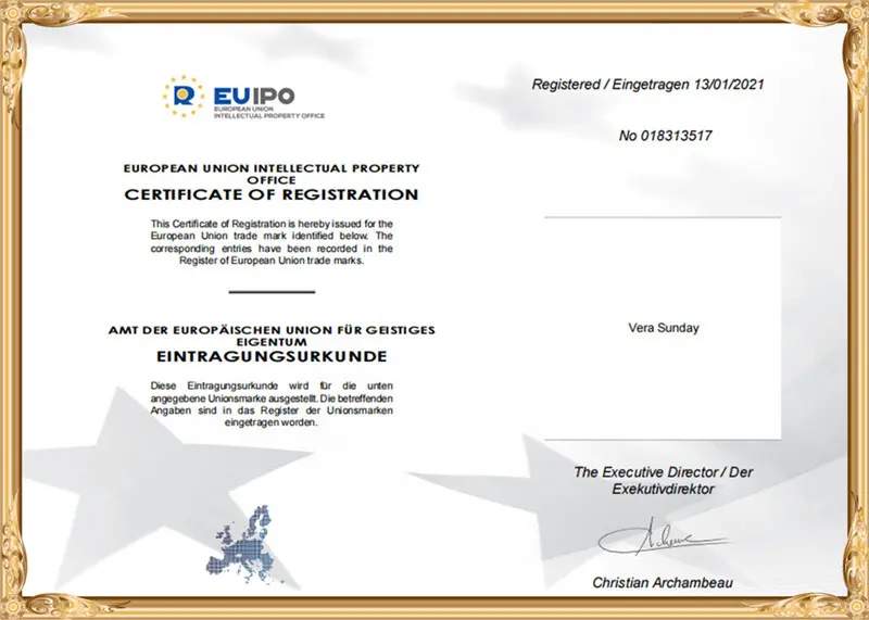EU Trademark certification