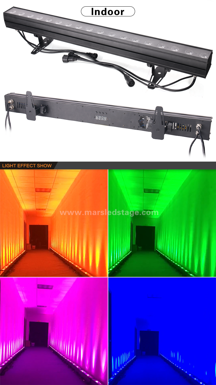Waterproof Led RGBW Wall Washer Light IP65 18*12w 4in1 Outdoor Wall Washer for High Rise Building
