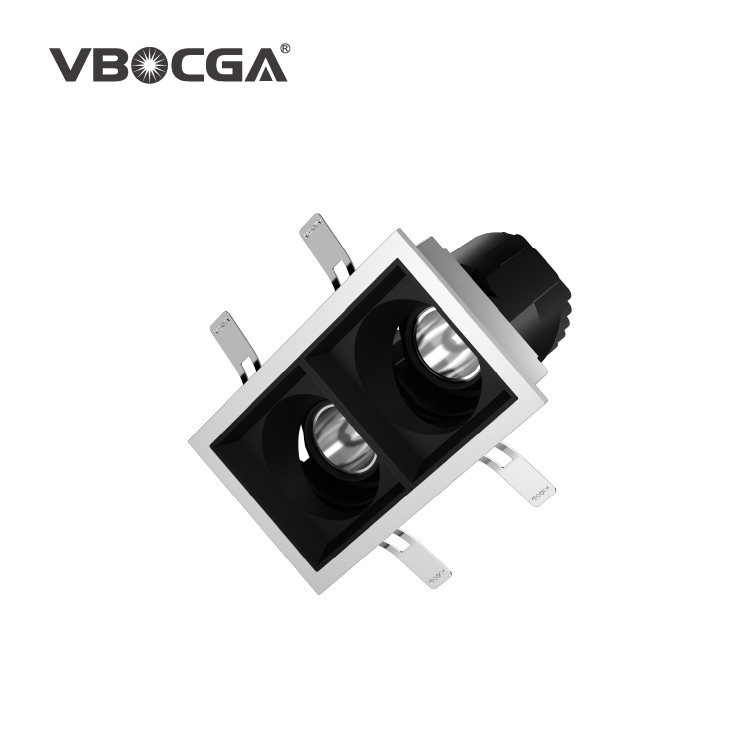 7W 12W LED Downlight Deep Honeycomb Recessed Light Die Cast Aluminum Home Use Warm White Color Temperature Down Light