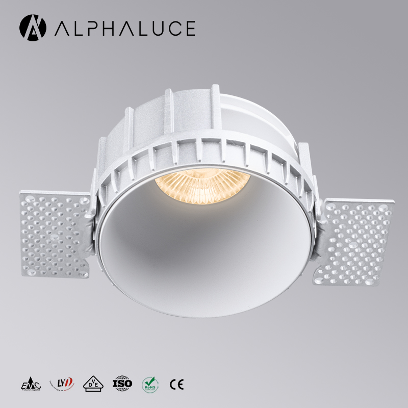 Antique Bronze Color Adjustable Trimless Module Mr16 Gu10 Housing Aluminum Downlight Spotlight Led For Home Living Room Recessed