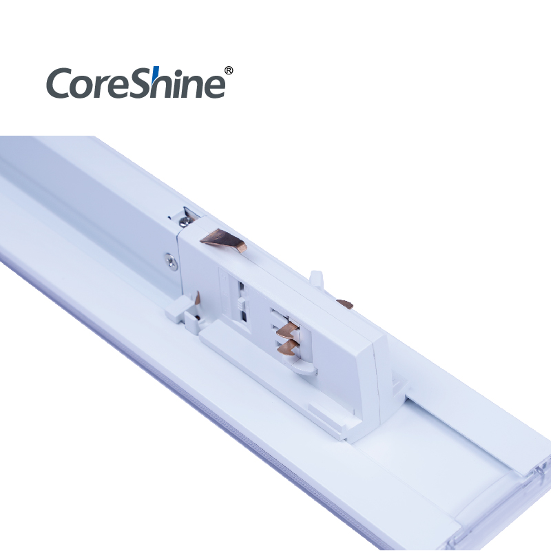 Modern Design Suspended Surface Mounted Track Light Linear LED 220V 4 Wires Ceiling Track Rail