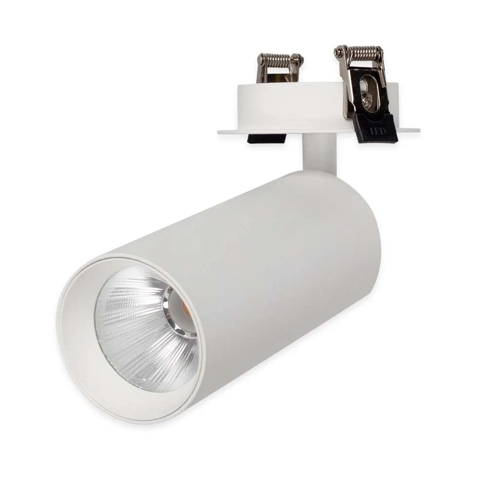 Dimmable 48V Adjustable Head Rail System Magnetic LED Track Spot Light