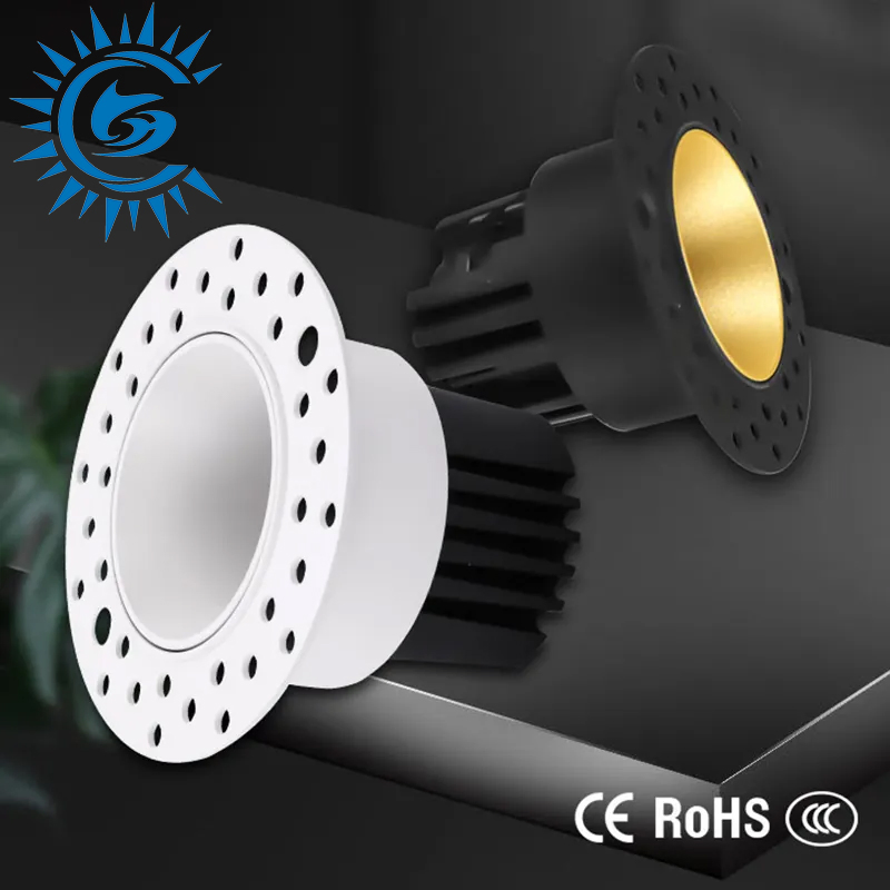7W 3000K 4000K 5000K Spot Light Deep Antiglare Trimless Ceiling Recessed LED Down Light LED Spotlight Downlight for Home Furnishing, Commercial