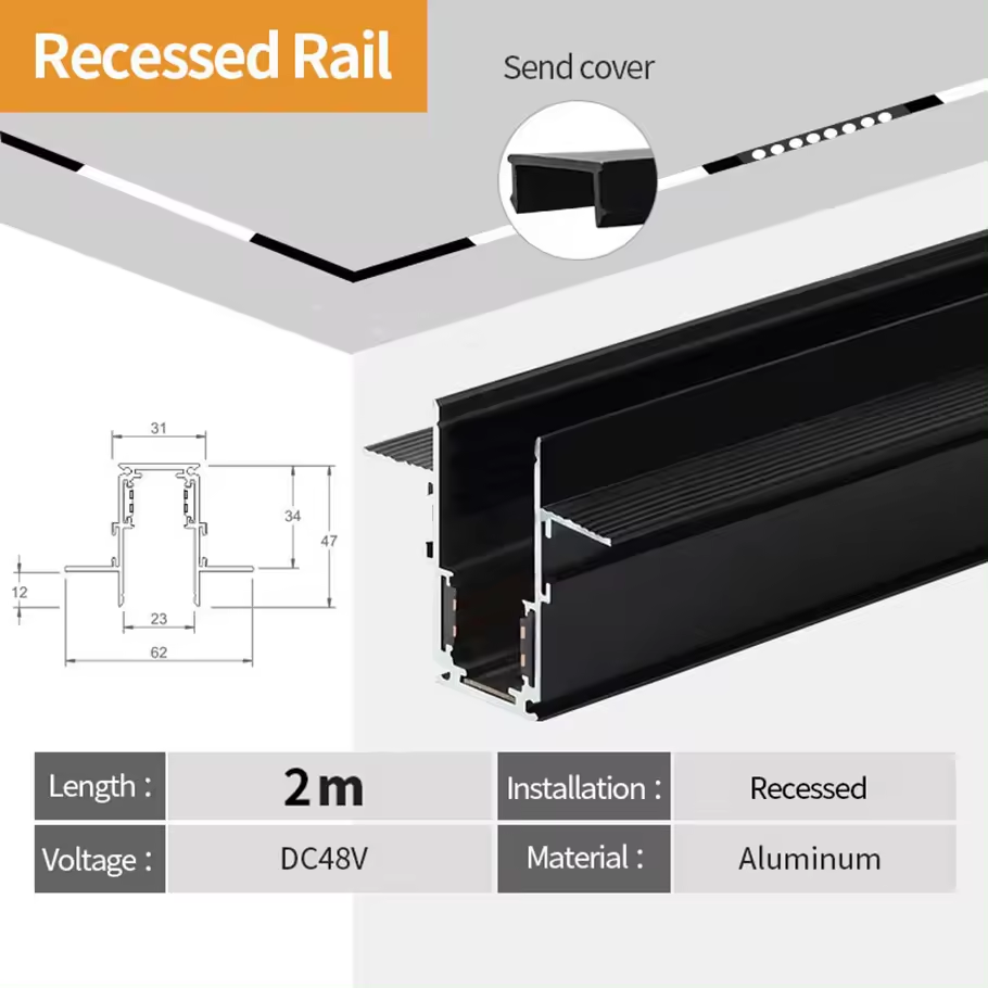 Magnetic Track Light