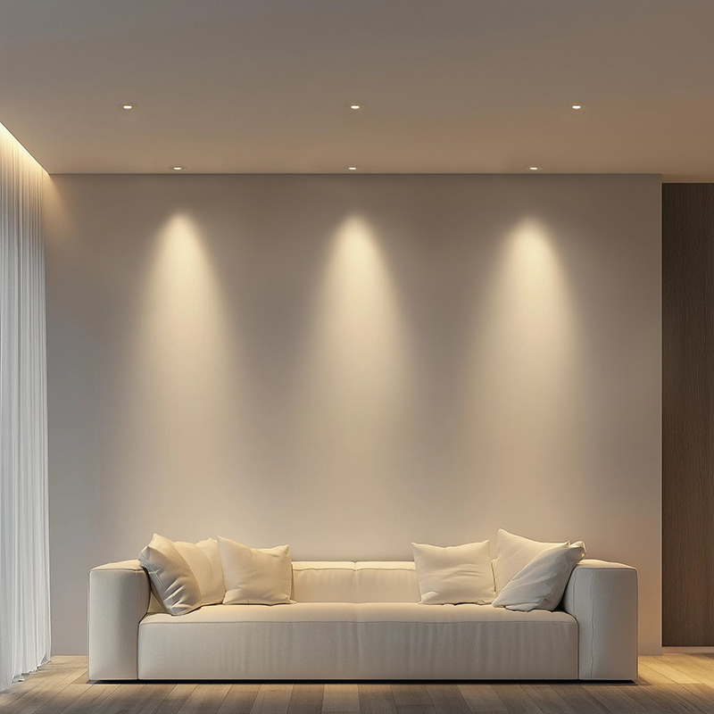 9W IP44 LED Downlight Honeycomb Deep Anti-Glare Ambient Spotlight for Hotels &amp; Villas Small Hole Design Ambient Downlights