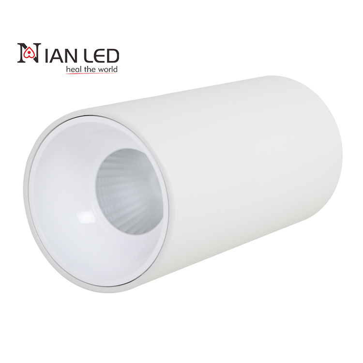 Surface Mounted Slim Aluminum Flat Spot Lights 15W COB LED Anti-Glare Down Light with IP44 High CRI 90 Dimmable for Bedroom