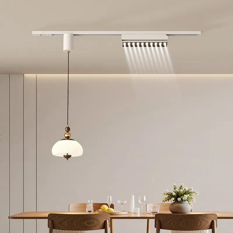New Chinese Style Design and Decoration LED Light Magnetic System Track Light Linear Rail Pendant Light (ZY-D022)