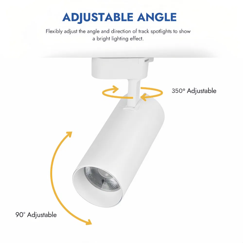 COB Track Spot Light Modern LED 24 Beam Angle 360 Degree Adjustable