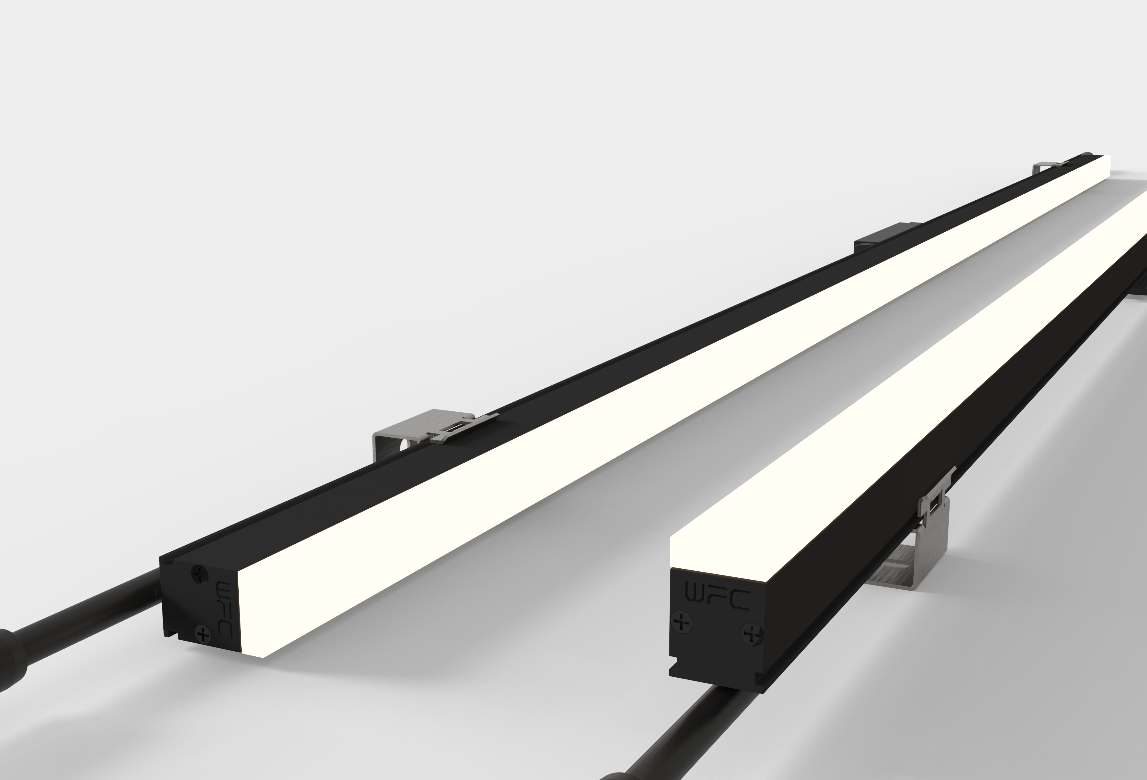 Modular 48V Smart LED Magnetic Track Rail Lighting System 12W/15W Linear Flood Light Ceiling Recessed Outdoor IP65