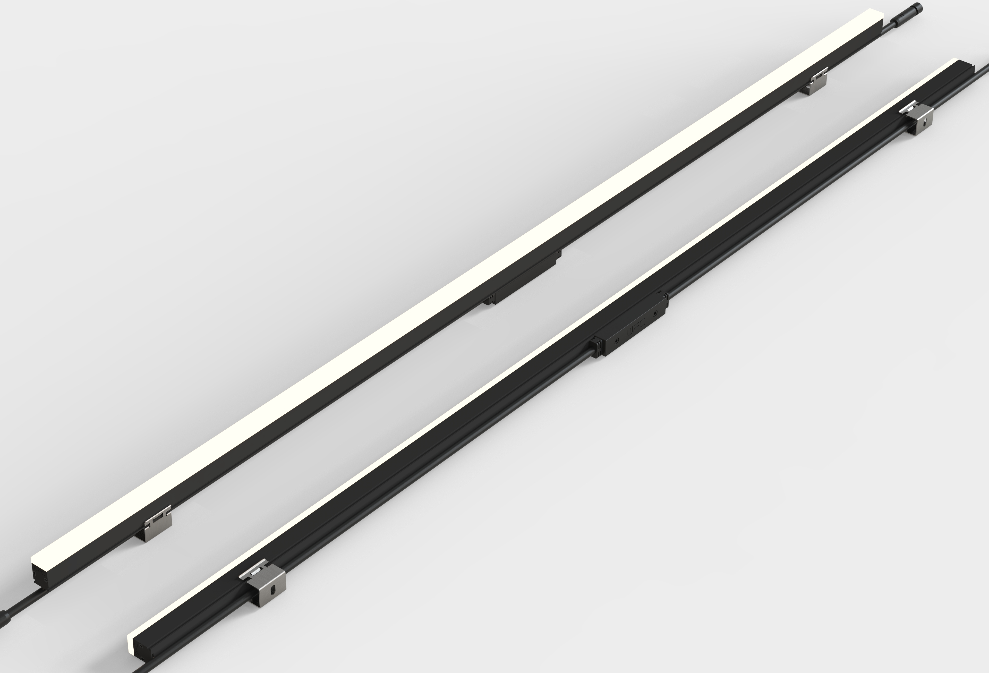 Modular 48V Smart LED Magnetic Track Rail Lighting System 12W/15W Linear Flood Light Ceiling Recessed Outdoor IP65