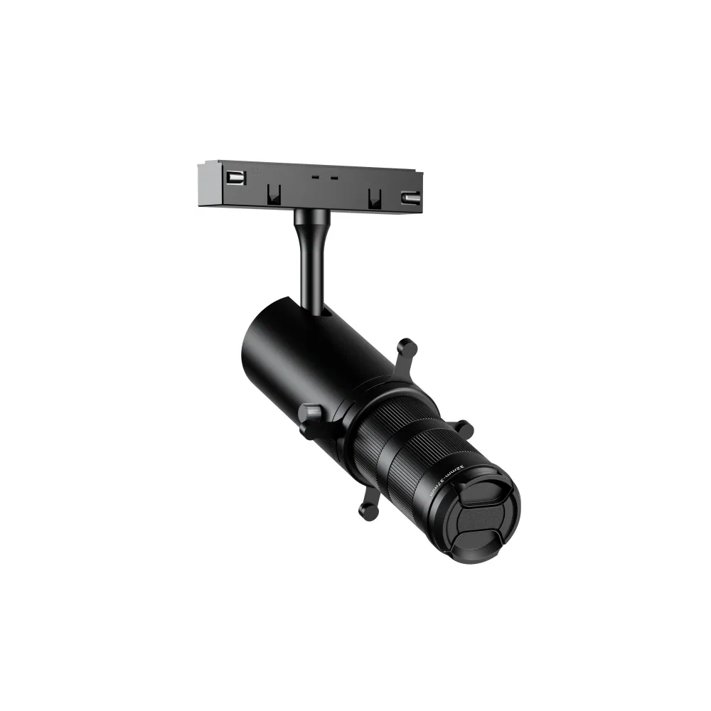LED Track Light Projector, Shapeable Focus Beam, Adjustable Spotlight