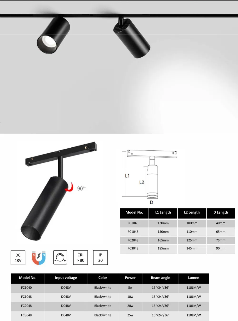 Magnetic Track Light System 5
