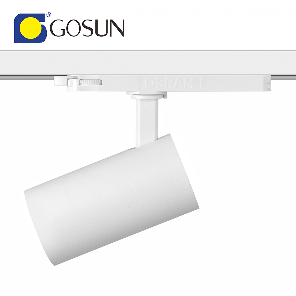 15.8USD GOSUN HIGH LUMEN Anti-glare 3 Phase 20W LED Track Light With 5 Years Warranty