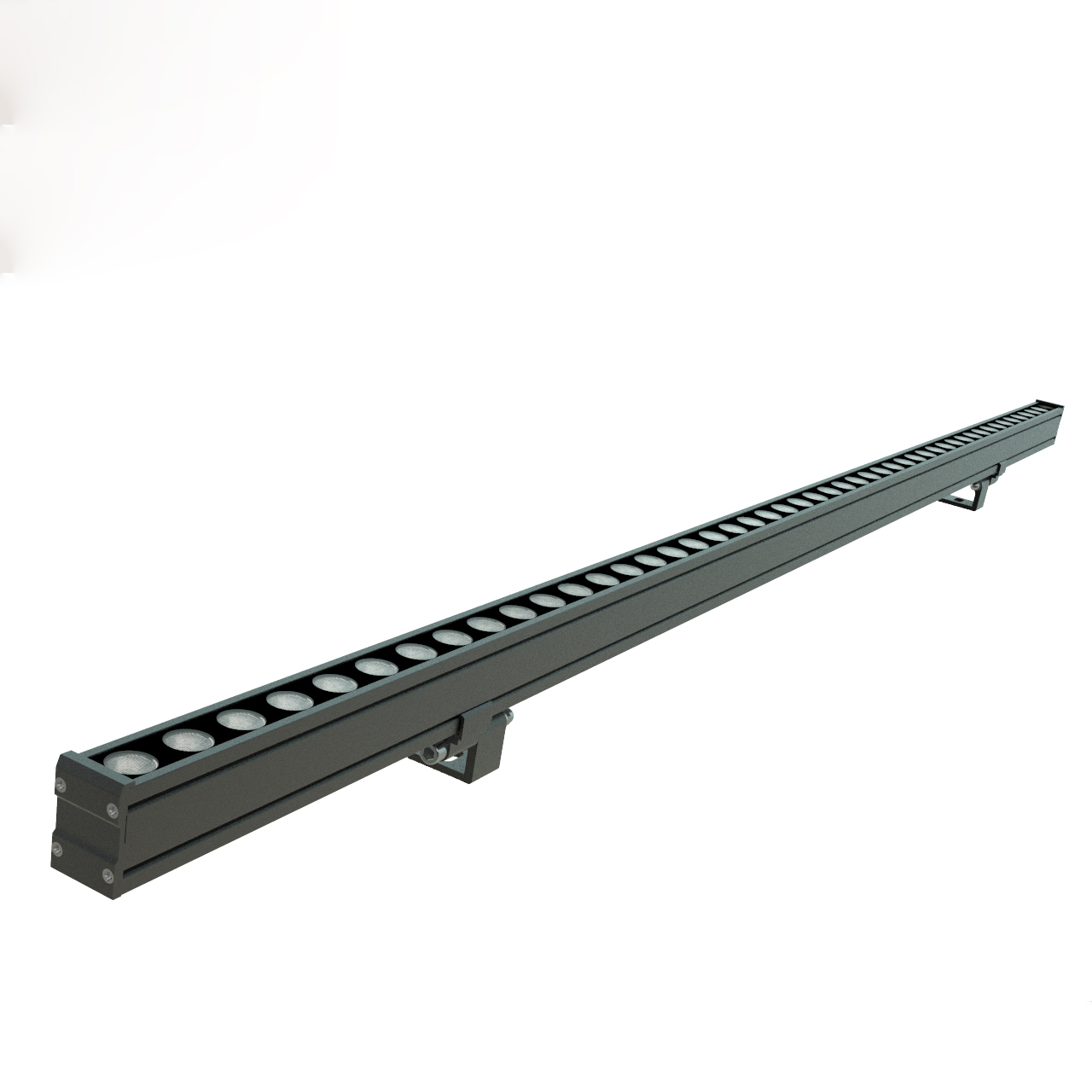 Outdoor Adjustable Mounting IP66 High Rise LED Linear Wall Washer Light 1500K-6500K Color Temp 1-Year Warranty for Architectural