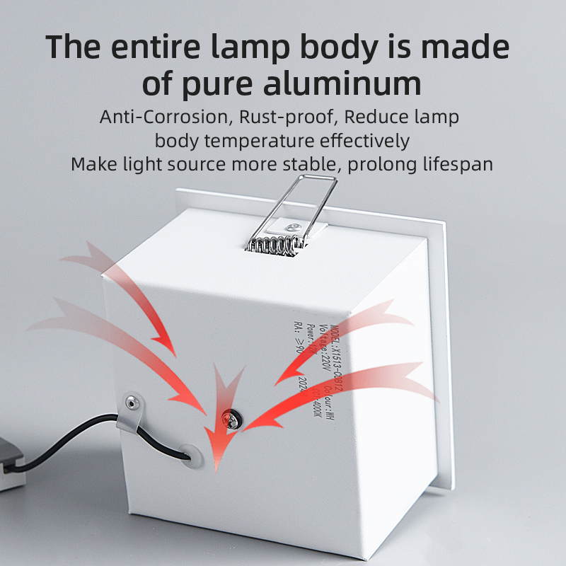 Adjustable Angle Pure Aluminum Spot Light with High CRI
