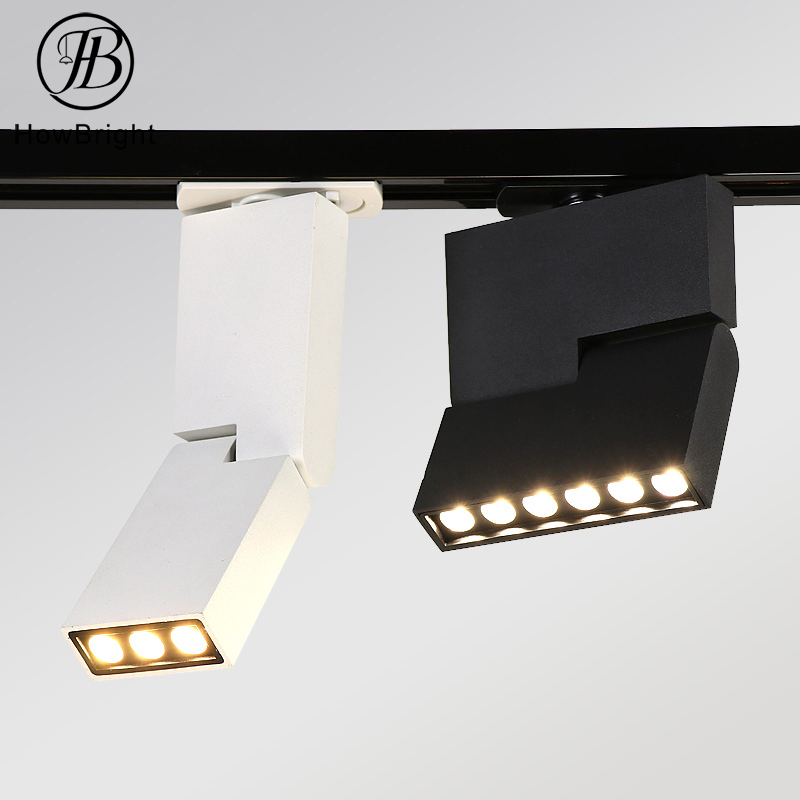 LED Track Light Fixture Housing Commercial Shop Adjustable Track Spotlight