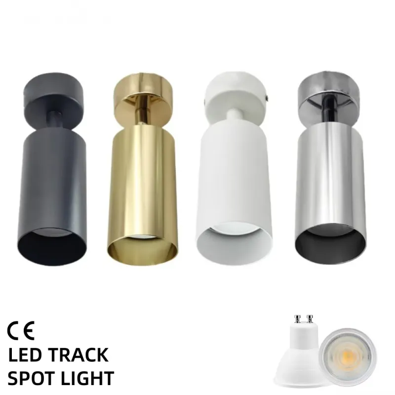 Adjustable GU10 MR16 7W Aluminum Ceiling LED SMD Track Spotlights