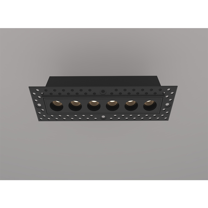 Factory in Stock Rectangle Recessed Anti-glare Spot Lights Wall Washer LED Grille Lighting LED Linear Downlight LED Spotlight