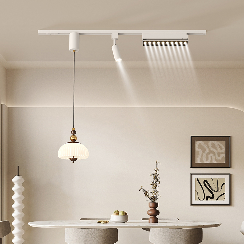 New Chinese Style Design and Decoration LED Light Magnetic System Track Light Linear Rail Pendant Light (ZY-D022)