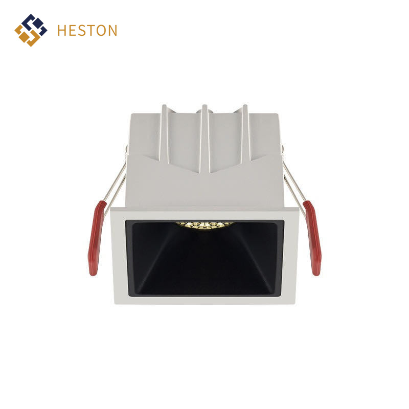 7W 3000K High Quality Anti-Glare Project Aluminium Downlight Round Square Recessed Trimless Ceiling Indoor Down Light LED COB Spotlight