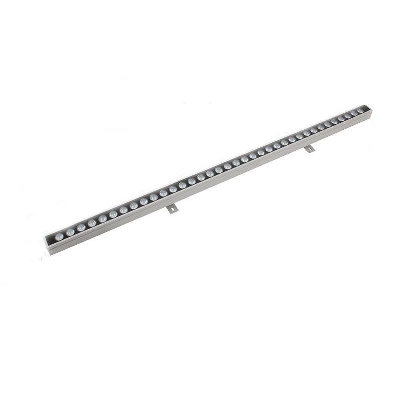 Anti-dazzle Grille AC220V IP65 Linear Building Facade Light LED Wall Washer for Outdoor Architectural Lighting