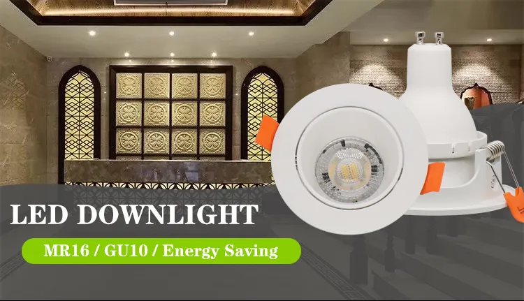 New Design 5W MR16 GU10 Hotel Square Mini Smart Anti Glare Ceiling Adjustable Surface Trimless COB Recessed LED Light Downlights