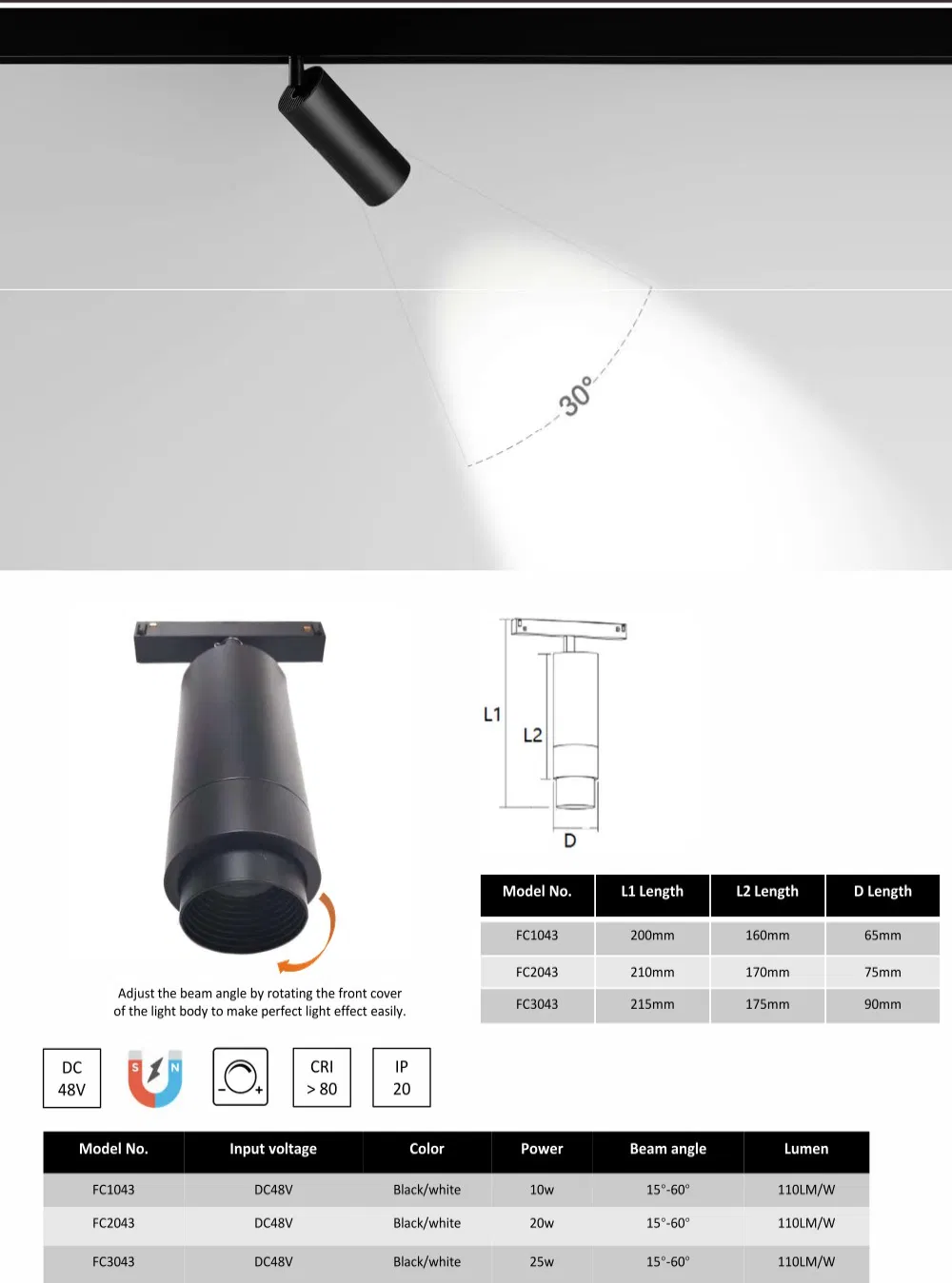 Magnetic Track Light System 6