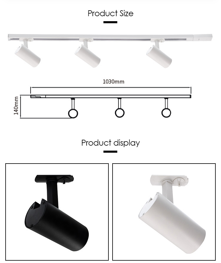 Modern LED Track Light Linear Ceiling Spotlights Surface Mounted Home Retail Office Hotel Lighting System High Quality