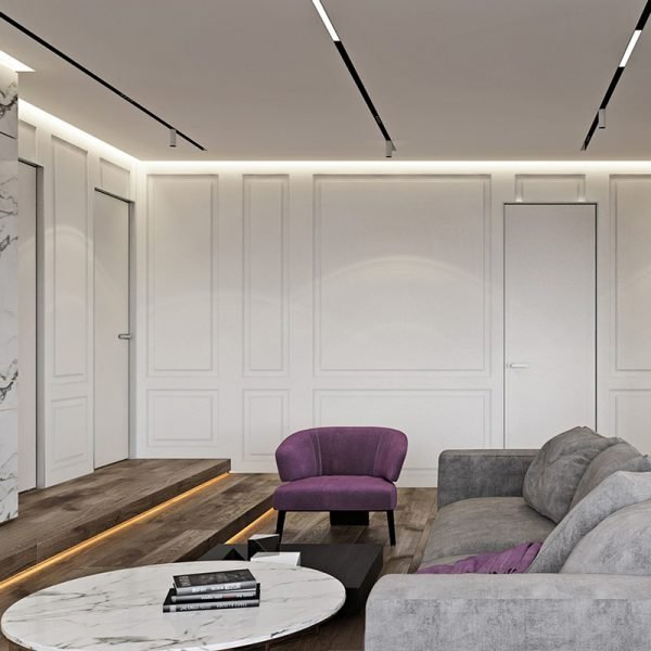 Magnetic Commercial Hanging Linear LED Track Light Home Office Lighting